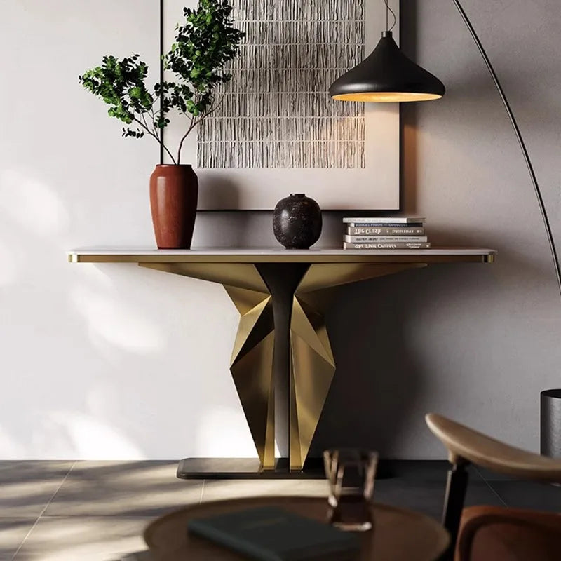 Hallway Entryways Table Design Beauty Modern Luxury Console Table Decoration Wooden Entrance Console Living Room Cabinet