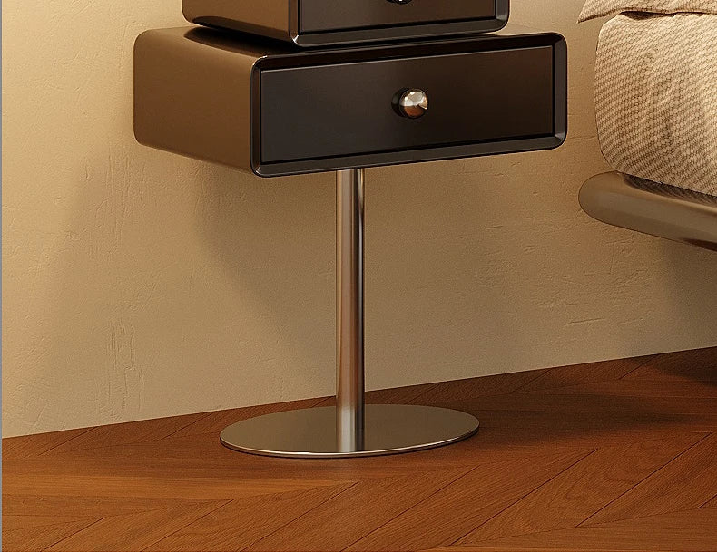 Italian Metal Beds 200×180cm Floating Designer Luxury Loft Double Bed Frames Cabinets Adults Cama Matrimonial Furniture Home