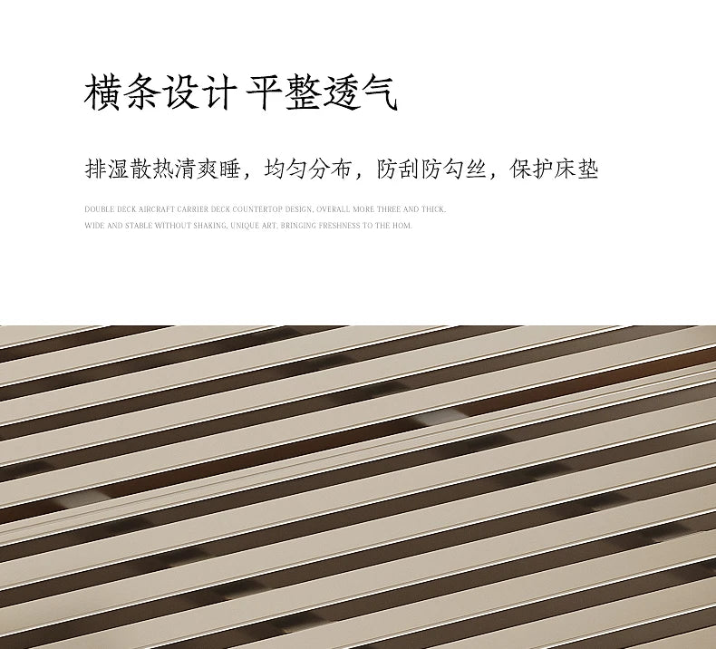 Italian Metal Beds 200×180cm Floating Designer Luxury Loft Double Bed Frames Cabinets Adults Cama Matrimonial Furniture Home