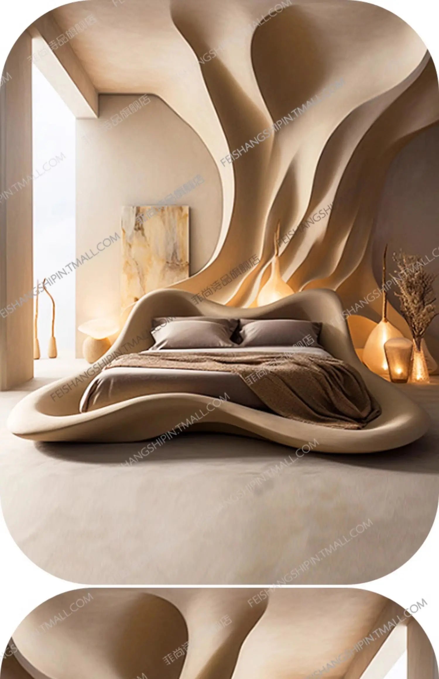 Storage Luxury Bed Headboard Master Bedroom Nordic Princess Bed Hotel Nightstands Muebles Para Dormitorio House Accessories