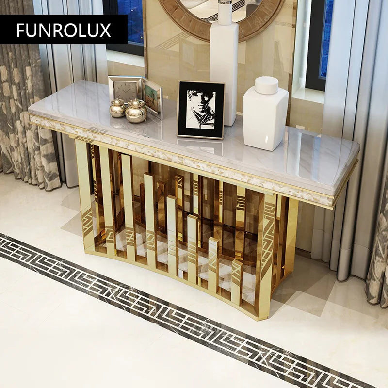 Marble Dining table+Coffee table+TV table+Console table