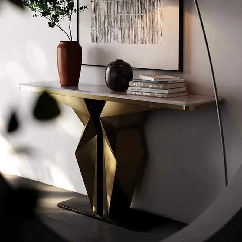 Hallway Entryways Table Design Beauty Modern Luxury Console Table Decoration Wooden Entrance Console Living Room Cabinet