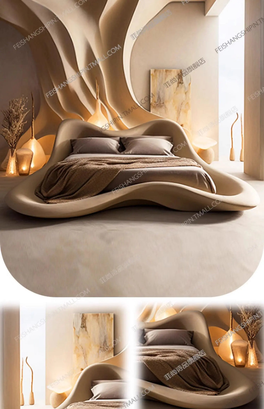 Storage Luxury Bed Headboard Master Bedroom Nordic Princess Bed Hotel Nightstands Muebles Para Dormitorio House Accessories