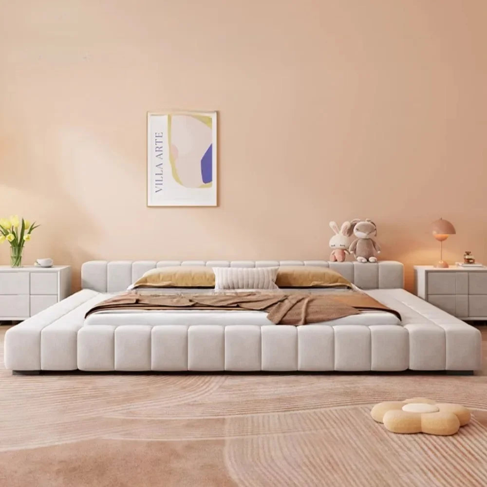 Unique Japanese Bed Aesthetic Bedroom Double Children Bed Headboard Luxury 180x200 Cama De Lujo Para Dormitorio Home Furniture