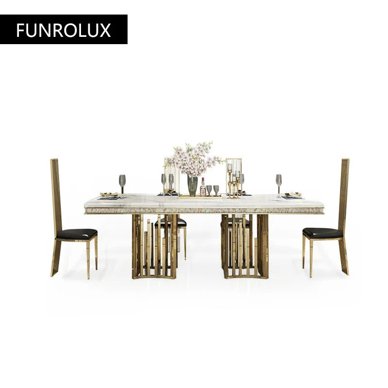 Marble Dining table+Coffee table+TV table+Console table