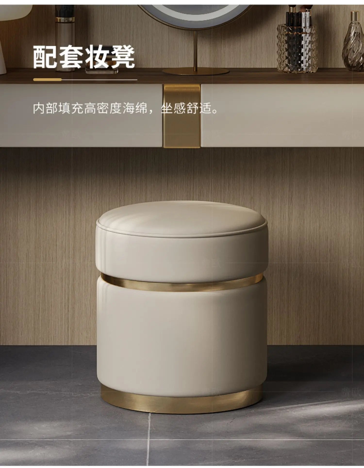 Bedroom Led Light Dressing Table Mirror Luxury Drawer European Dressing Table Girls Makeup Tocador De Maquillaje Furniture