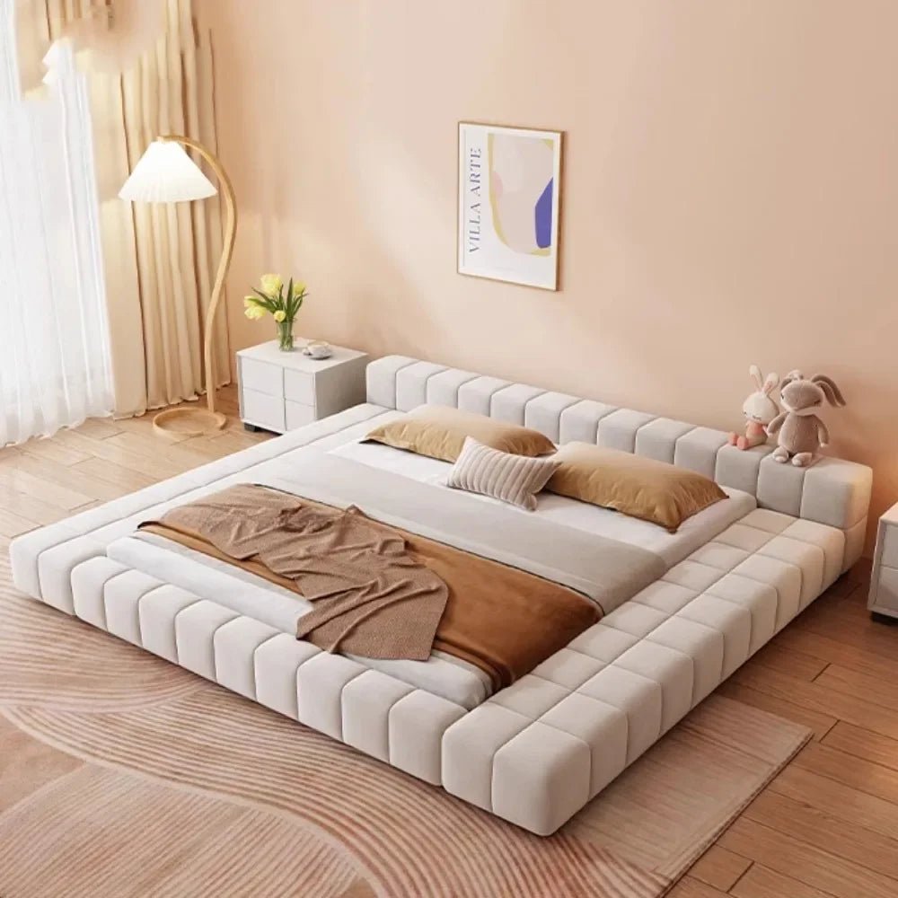 Unique Japanese Bed Aesthetic Bedroom Double Children Bed Headboard Luxury 180x200 Cama De Lujo Para Dormitorio Home Furniture