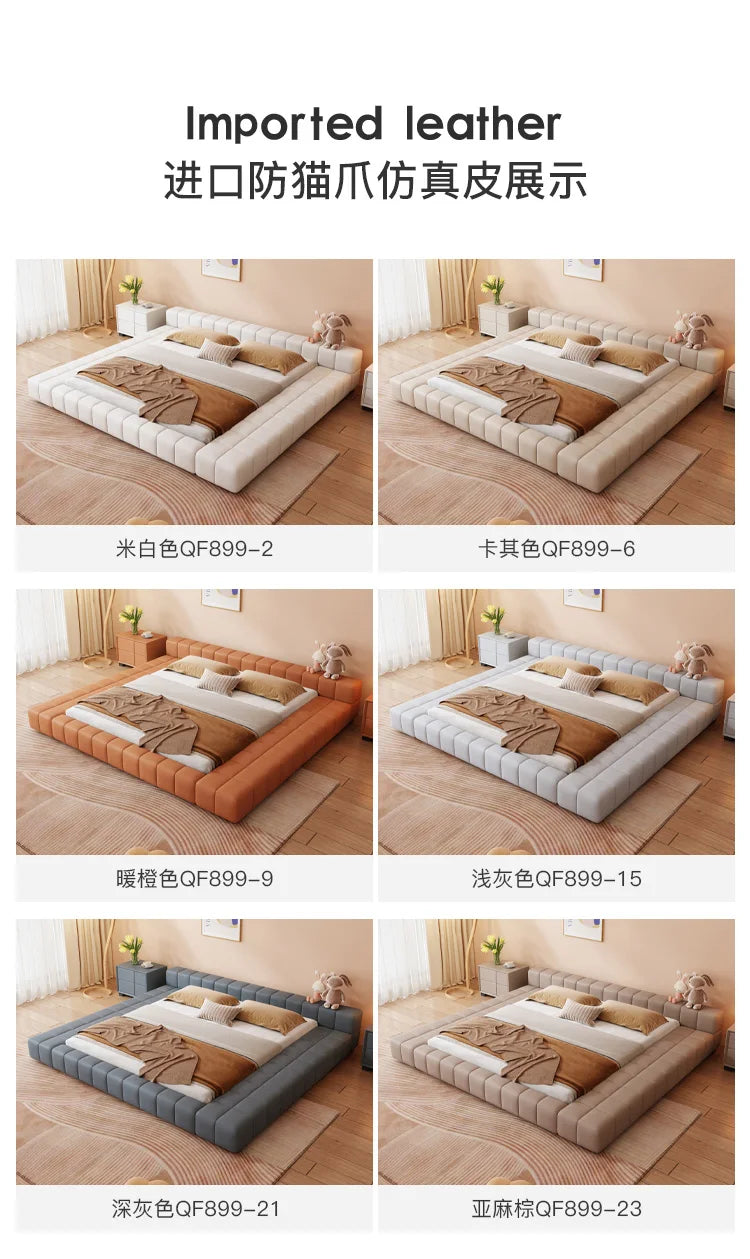Unique Japanese Bed Aesthetic Bedroom Double Children Bed Headboard Luxury 180x200 Cama De Lujo Para Dormitorio Home Furniture