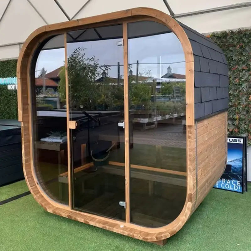 Traditional Sauna Can Be Designed According to Customer Requirements Solid Wood Manufacturing Can Be Used for Outdoor Sauna