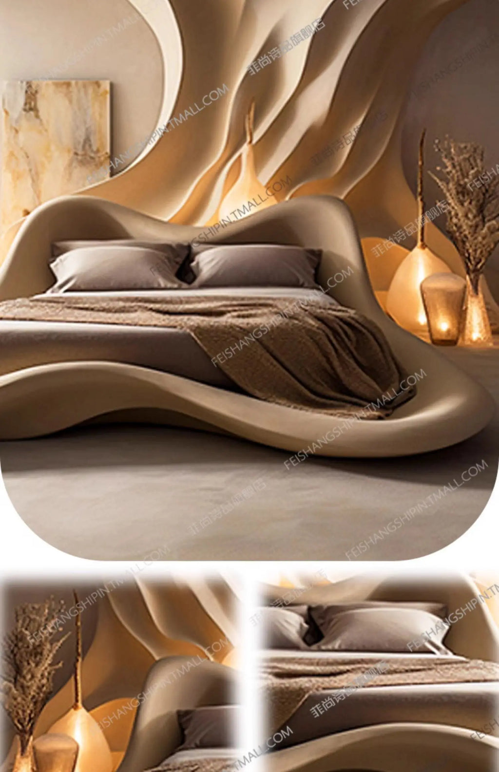 Storage Luxury Bed Headboard Master Bedroom Nordic Princess Bed Hotel Nightstands Muebles Para Dormitorio House Accessories