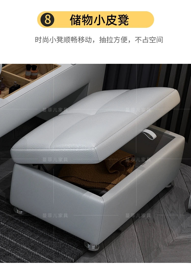 Master Bedroom Bed European Frames Luxury Headboard Multifunctional Bed Sleeping Modern Meubles De Chambre Home Furniture