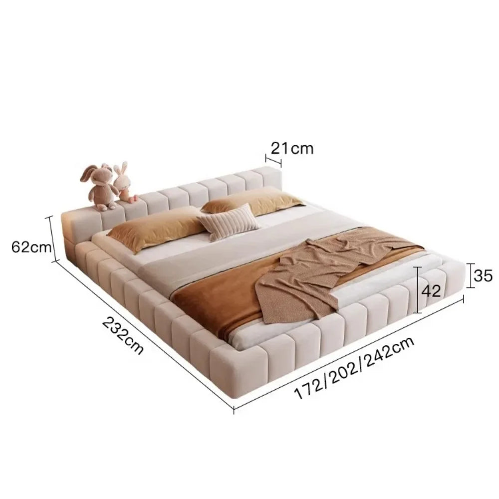 Unique Japanese Bed Aesthetic Bedroom Double Children Bed Headboard Luxury 180x200 Cama De Lujo Para Dormitorio Home Furniture