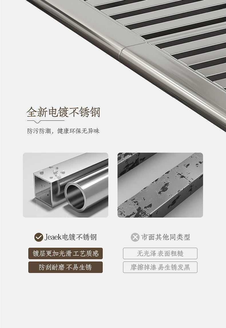 Italian Metal Beds 200×180cm Floating Designer Luxury Loft Double Bed Frames Cabinets Adults Cama Matrimonial Furniture Home