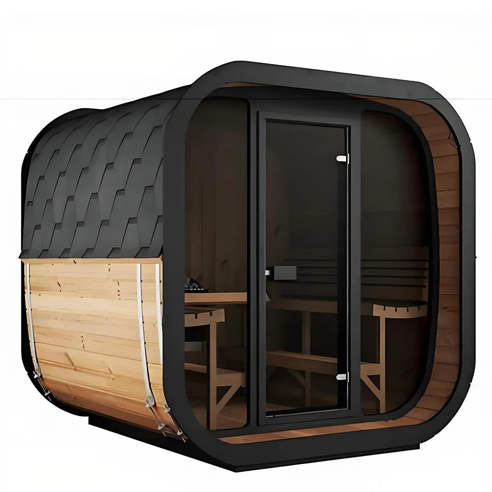 Traditional Sauna Can Be Designed According to Customer Requirements Solid Wood Manufacturing Can Be Used for Outdoor Sauna
