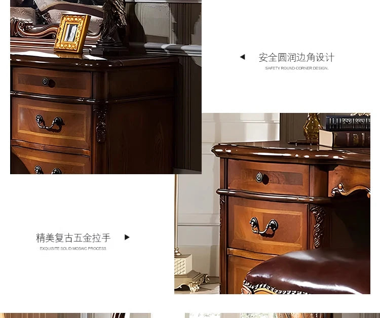 Desk Set Dressing Table Large Bedroom Style Nordic Dressing Table Luxury Aesthetic Specchio Da Parete Home Furnitures