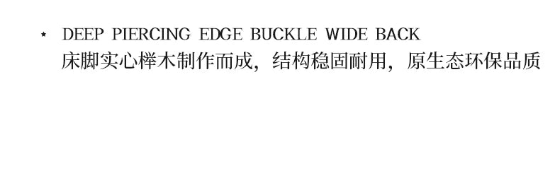 Modern Aesthetic Bed Cabinets Frame Legs Double Princess Bed Side Table King Size Muebles Para El Hogar House Accessories