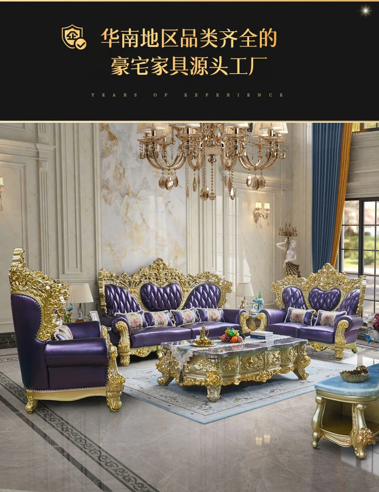 Classic Europe Sofas Armrest Comfortable Elegant Corner Sofas Romantic Double Cushion Sedie Da Soggiorno Home Decoration