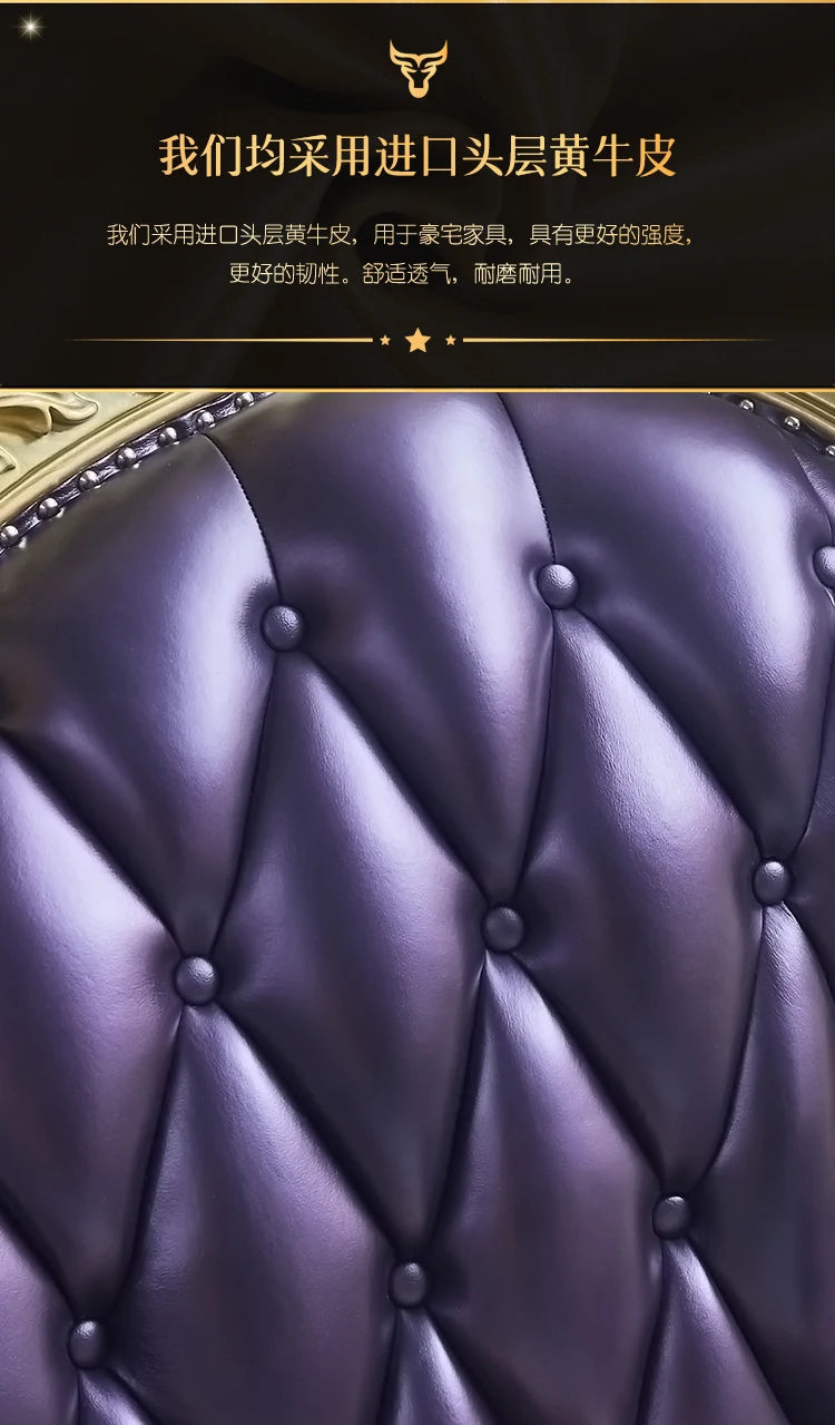 Classic Europe Sofas Armrest Comfortable Elegant Corner Sofas Romantic Double Cushion Sedie Da Soggiorno Home Decoration